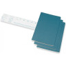 Блокнот MOLESKINE Cahier Journal XLarge, нелинованный, голубой (набор 3 шт.) CH023B44