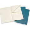 Блокнот MOLESKINE Cahier Journal XLarge, нелинованный, голубой (набор 3 шт.) CH023B44
