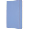 Блокнот MOLESKINE CLASSIC LARGE нелинованный, голубая гортензия QP618B42